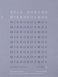 bokomslag Bela Bartok - Mikrokosmos Volume 1 (Blue): 153 Progressive Piano Pieces