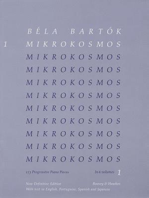 bokomslag Bela Bartok - Mikrokosmos Volume 1 (Blue): 153 Progressive Piano Pieces