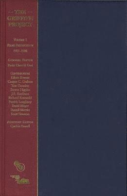 bokomslag The Griffith Project, Volume 1: Films Produced in 1907-1908