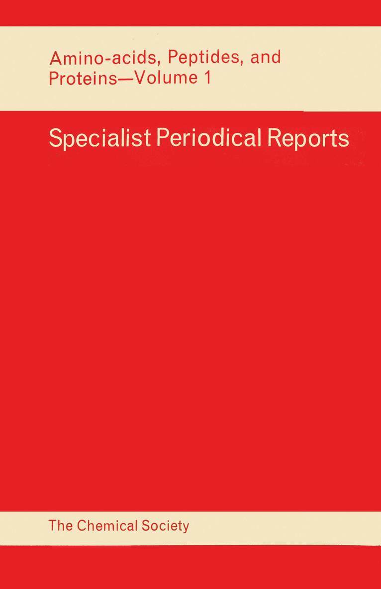 G T Young, UK) Young, G T (University of Oxford, G. T. Young - Amino Acids, Peptides and Proteins, Inbunden