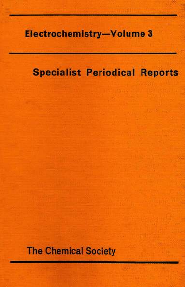 G J Hills - Electrochemistry, Inbunden