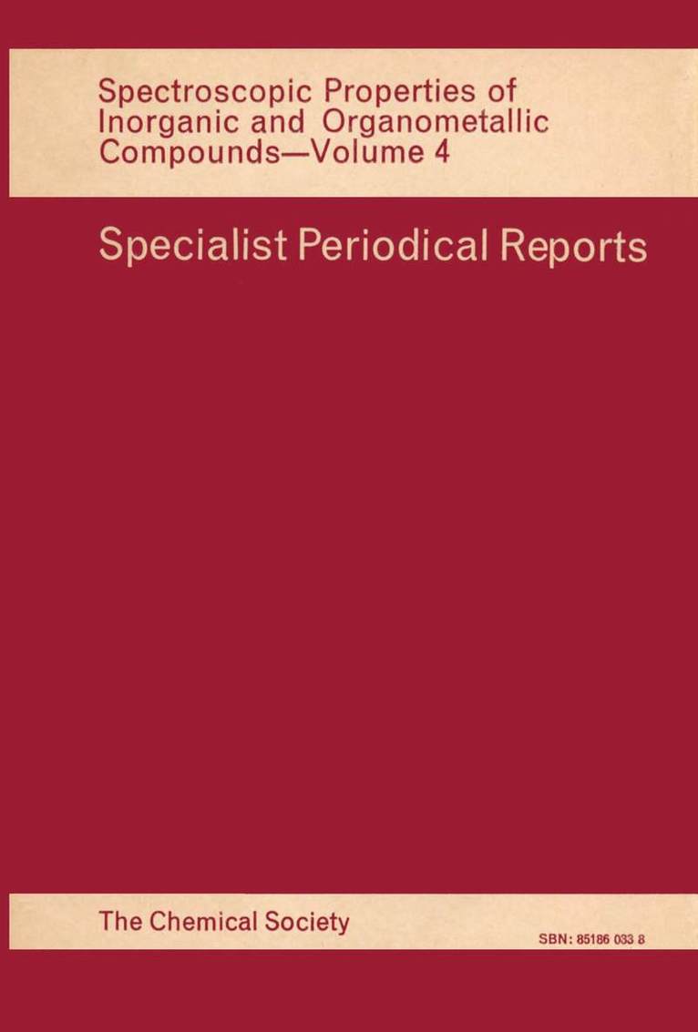 N N Greenwood, N N (University of Newcastle upon Tyne) Greenwood, N. N. Greenwood - Spectroscopic Properties of Inorganic and Organometallic Compounds, Inbunden