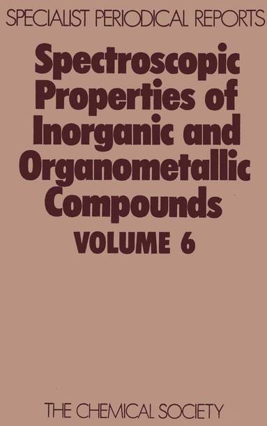 bokomslag Spectroscopic Properties of Inorganic and Organometallic Compounds