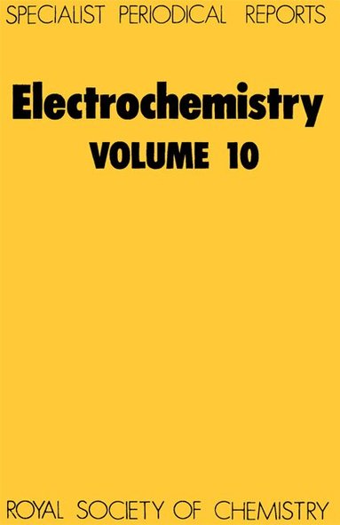 Derek Pletcher - Electrochemistry, Inbunden
