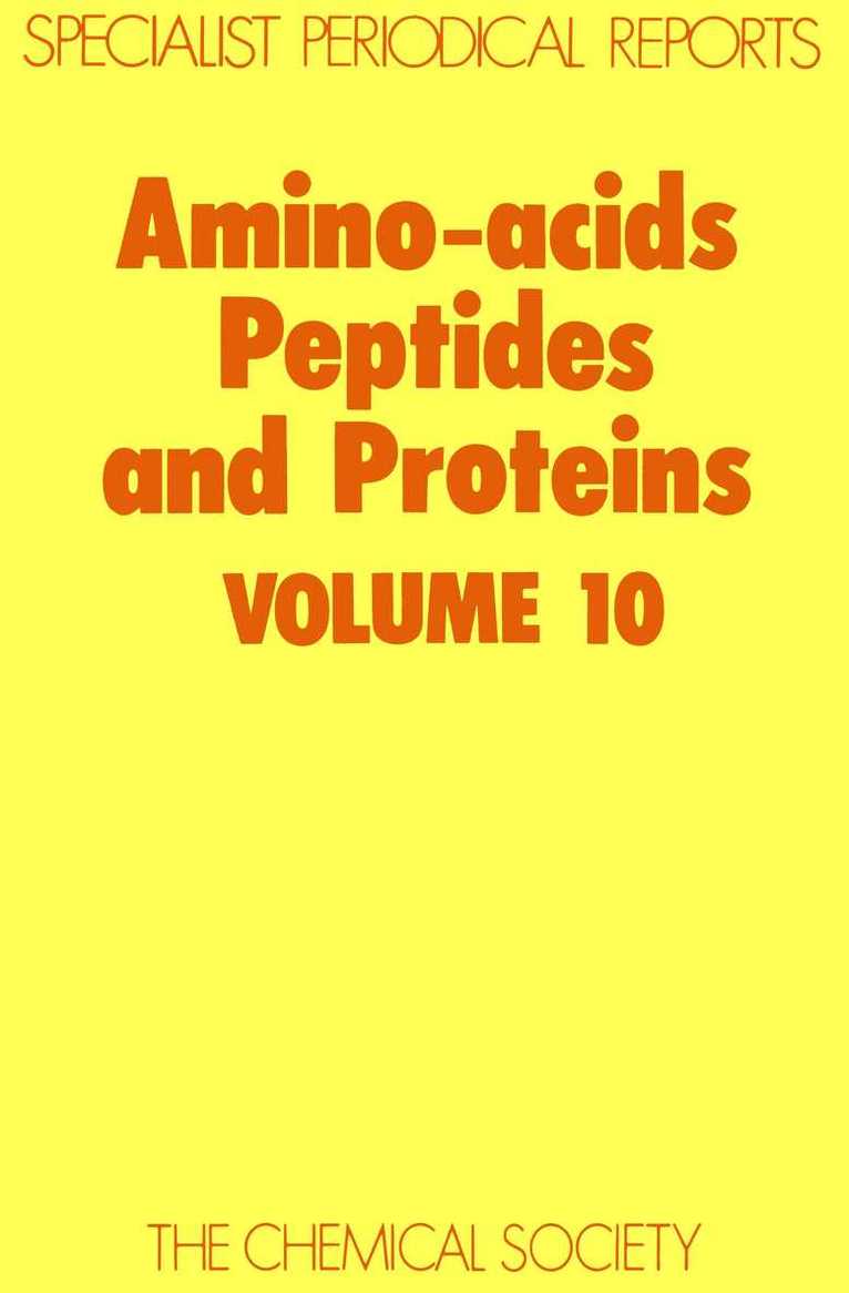 Amino Acids, Peptides and Proteins 1