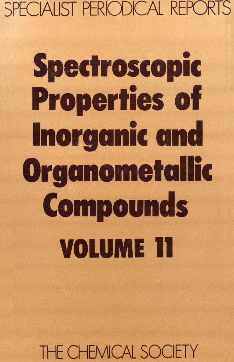 Spectroscopic Properties of Inorganic and Organometallic Compounds