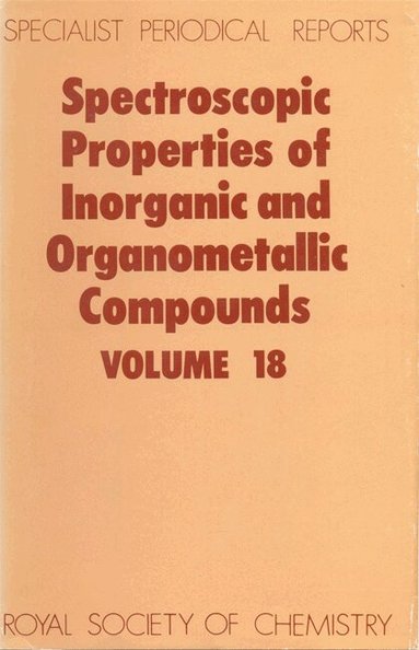 G Davidson, E A V Ebsworth - Spectroscopic Properties of Inorganic and Organometallic Compounds, Inbunden