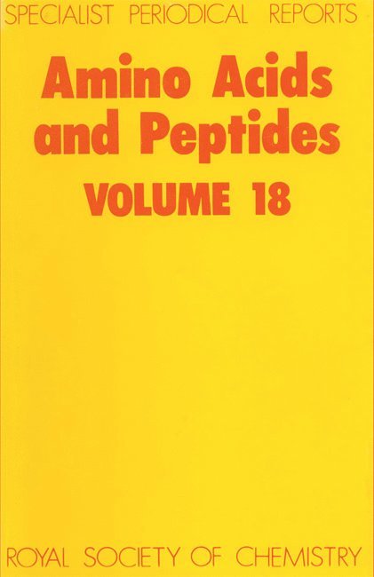 J H Jones, J H (University of Oxford) Jones, J. H. Jones - Amino Acids and Peptides, Inbunden
