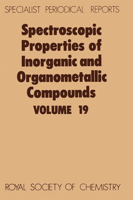 G Davidson, E A V Ebsworth, UK) Davidson, G (University of Nottingham, E A V (University of Edinburgh) Ebsworth, G. Davidson, E. A. V. Ebsworth - Spectroscopic Properties of Inorganic and Organometallic Compounds, Inbunden