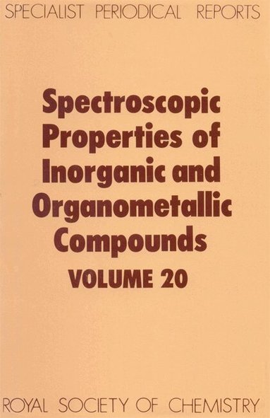 G Davidson, E A V Ebsworth - Spectroscopic Properties of Inorganic and Organometallic Compounds, Inbunden