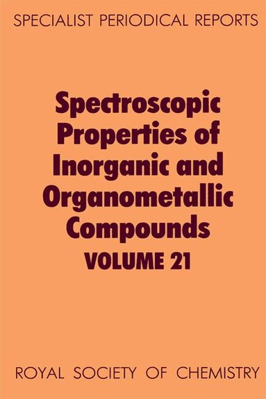 G Davidson, E A V Ebsworth - Spectroscopic Properties of Inorganic and Organometallic Compounds, Inbunden