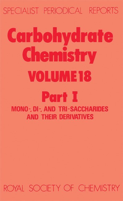 N R Williams, N. R. Williams - Carbohydrate Chemistry, Inbunden
