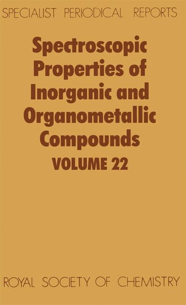 G Davidson, E A V Ebsworth - Spectroscopic Properties of Inorganic and Organometallic Compounds, Inbunden