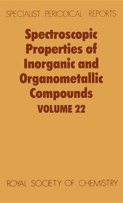 bokomslag Spectroscopic Properties of Inorganic and Organometallic Compounds