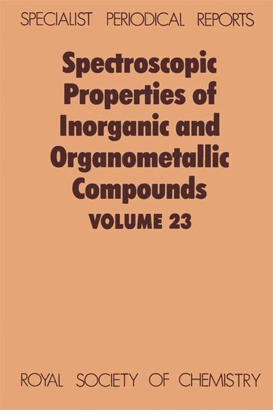 G Davidson, E A V Ebsworth - Spectroscopic Properties of Inorganic and Organometallic Compounds, Inbunden
