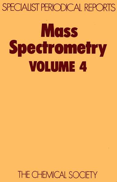 R A W Johnstone - Mass Spectrometry, Inbunden