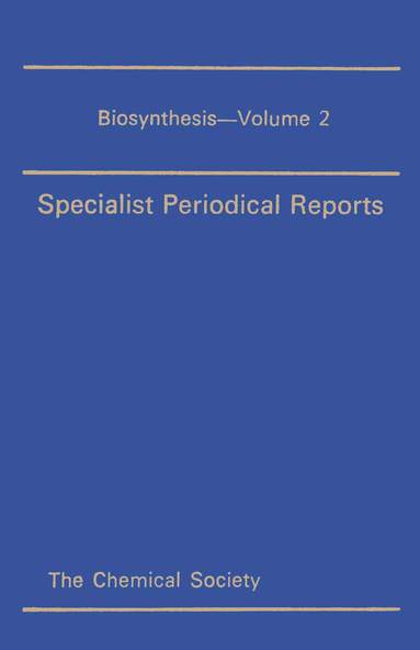 T A Geissman - Biosynthesis, Inbunden
