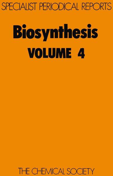 J D Bu'Lock - Biosynthesis, Inbunden