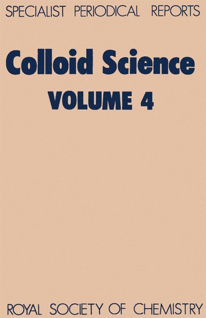 Douglas H Everett, Douglas H. Everett - Colloid Science, Inbunden