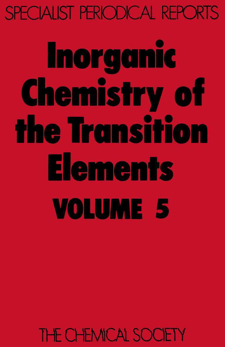 B F G Johnson, B F G (University of Cambridge) Johnson, B. F. G. Johnson - Inorganic Chemistry of the Transition Elements, Inbunden