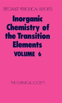 bokomslag Inorganic Chemistry of the Transition Elements