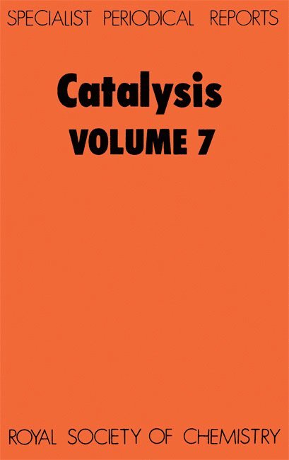 G C Bond, G A Webb, G. C. Bond, G. A. Webb - Catalysis, Inbunden