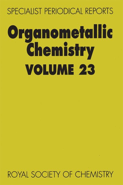 E W Abel, E. W. Abel - Organometallic Chemistry, Inbunden
