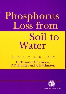 Phosphorus Loss from Soil to Water 1