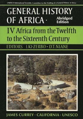 General History of Africa volume 4 [pbk abridged] 1