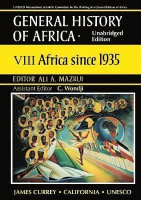 General History of Africa volume 8 [pbk unabridged]: 8 1