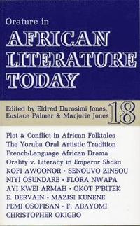 bokomslag ALT 18 Orature in African Literature Today