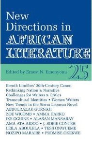 ALT 25 New Directions in African Literature