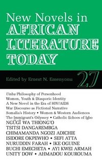 bokomslag ALT 27 New Novels in African Literature Today