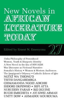 ALT 27 New Novels in African Literature Today 1