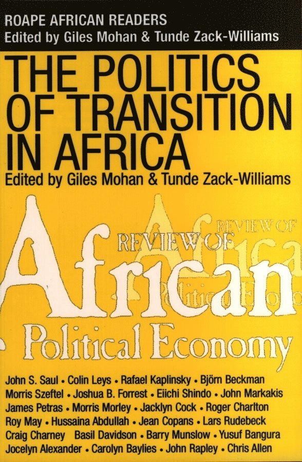 Politics of Transition in Africa