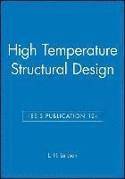 bokomslag High Temperature Structural Design (ESIS Publication 12)