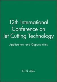 bokomslag 12th International Conference on Jet Cutting Technology