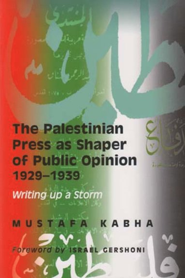 bokomslag Palestinian Press as a Shaper of Public Opinion 1929-1939