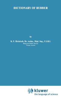 bokomslag Dictionary of Rubber