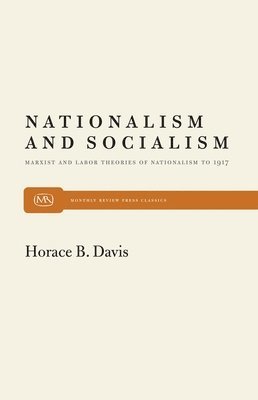 bokomslag Nationalism and Socialism