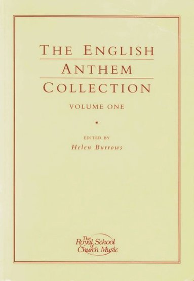 Helen Burrows - English Anthem Collection 1, Häftad