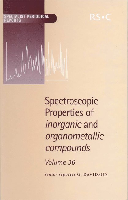 G Davidson, UK) Davidson, G (University of Nottingham, G. Davidson - Spectroscopic Properties of Inorganic and Organometallic Compounds, Inbunden