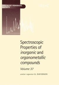 bokomslag Spectroscopic Properties of Inorganic and Organometallic Compounds