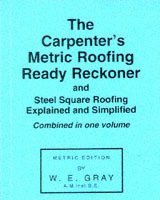 Carpenter's Metric Roofing Ready Reckoner 1