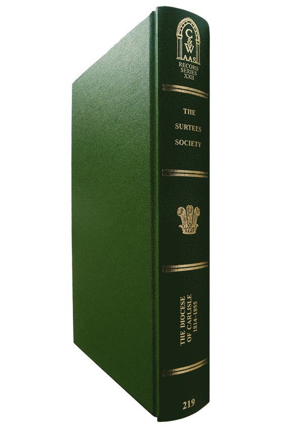 Jane Platt - Diocese of Carlisle, 1814-1855, Inbunden