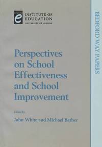 bokomslag Perspectives on School Effectiveness and School Improvement