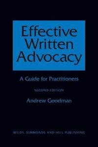 bokomslag Effective Written Advocacy