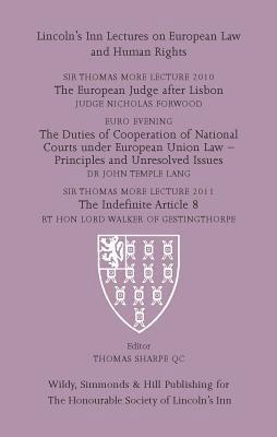 Thomas Sharpe QC - Sir Thomas More Lectures 2010-2011, Häftad