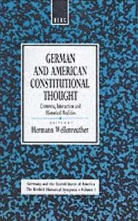 bokomslag German and American Constitutional Thought