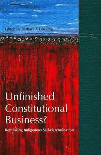 bokomslag Unfinished Constitutional Business?